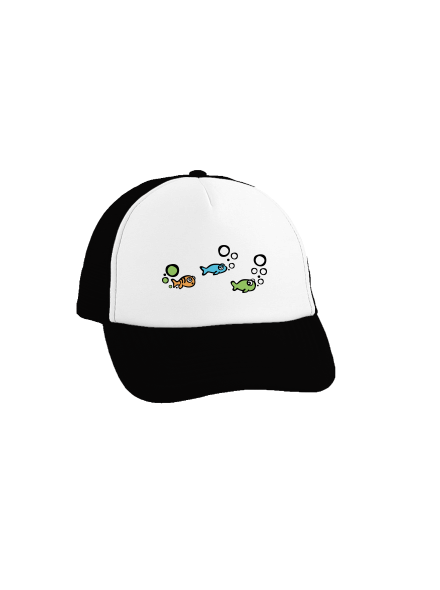 Nehoda šiltovka truckerka Black cap