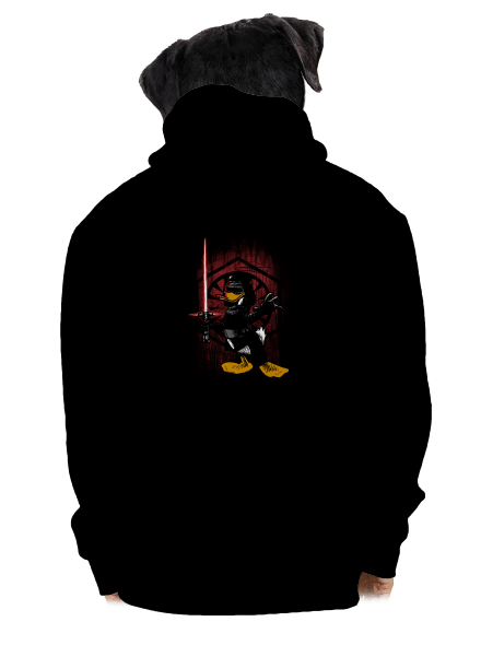 Kylo Duck pánska mikina na zips Black