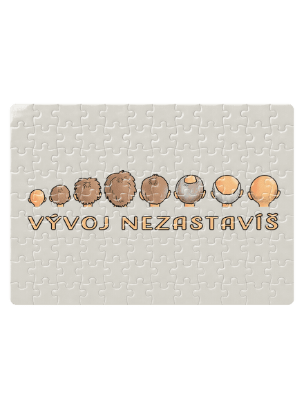 Vývoj nezastavíš puzzle White