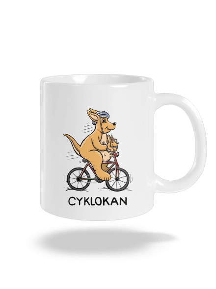Cyklokan klasický hrnček White