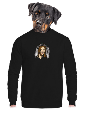 unisex mikina bez kapucne