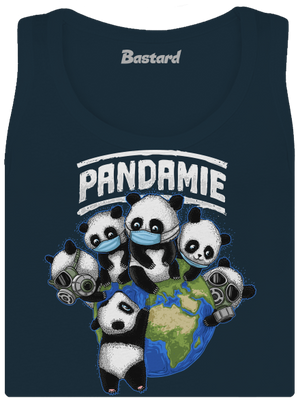 Pandamie dámske tielko klasické Navy