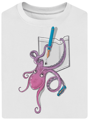 Jednoducho miluje atrament unisex tričko oversized White