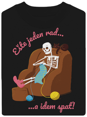 Ešte jeden rad unisex mikina bez kapucne Black