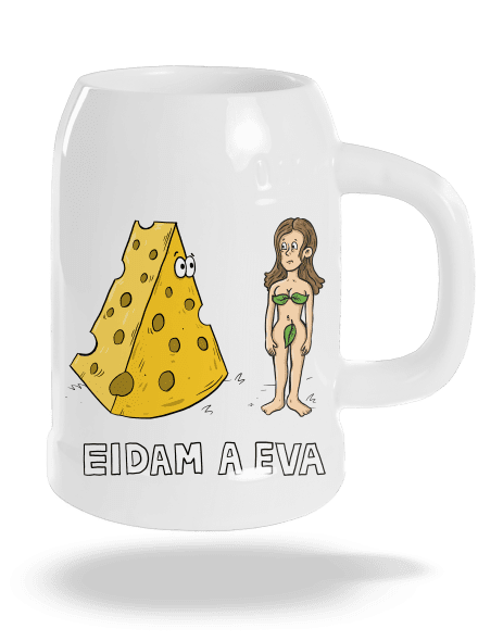Eidam a Eva polliter White