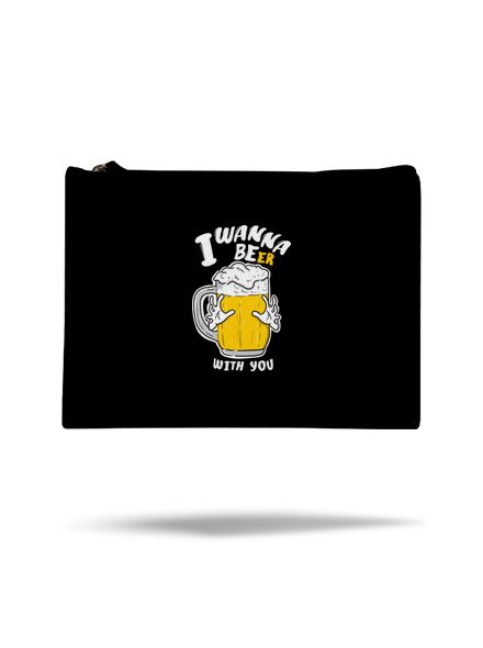 I wanna beer taštička Black