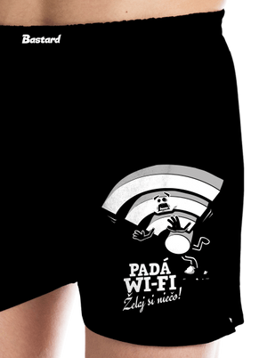 Padá wi-fi pánske trenky Black