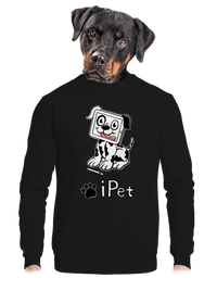 unisex mikina bez kapucne