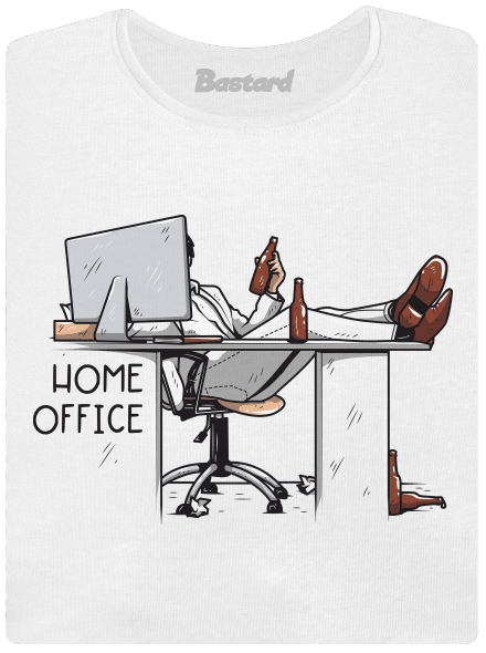 Home Office dámske tričko prémium White