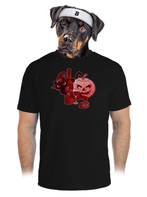 Hello, víno pánske športové tričko Black