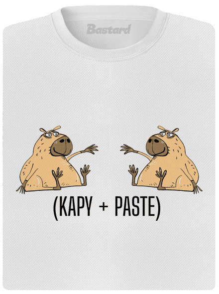 Kapy paste dámske športové tričko White