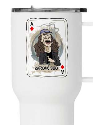 Kárové eso termohrnček White