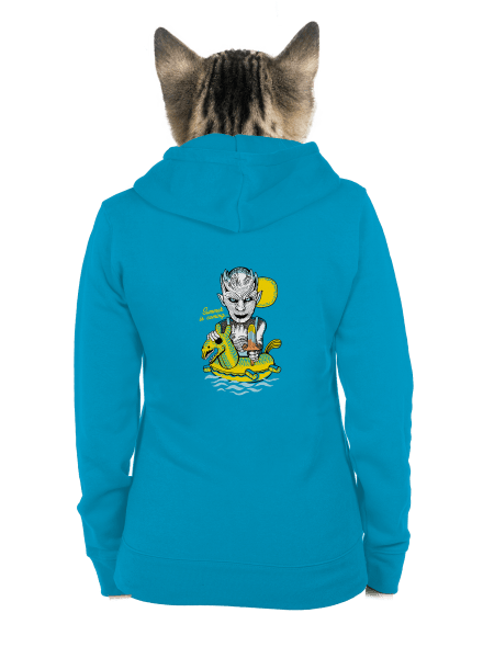 Summer is coming 2 dámska mikina na zips Blue Atol