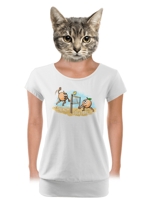 dámske tričko s lemom