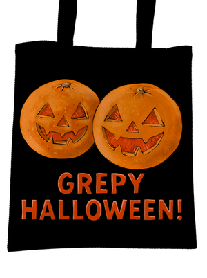 Grepy Halloween taška Black