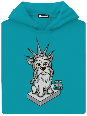 New Yorkshire detská mikina klokanka Hawaiian Blue