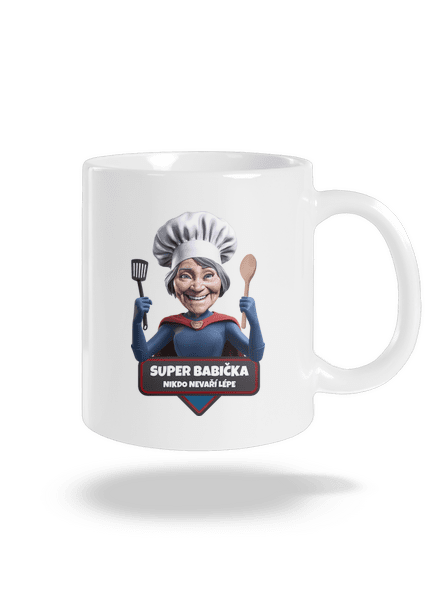 Super babička klasický hrnček White