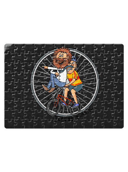Cyklistický horoskop: Lev puzzle White
