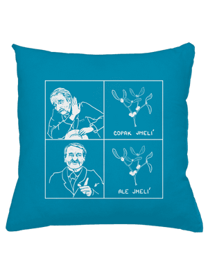 Cimrman: Copak jmelí vankúš Blue Turquoise