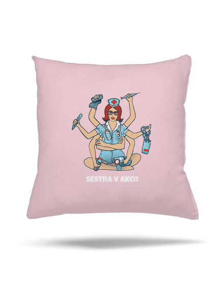 Sestra v akcii vankúš Light Pink