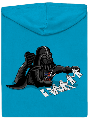 Klonovanie trooperov dámska mikina na zips Blue Atol