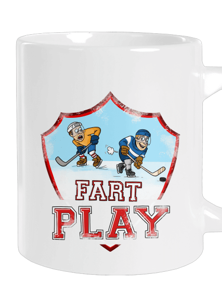 Fart Play veľký hrnček White