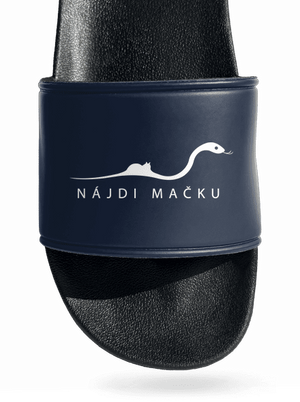 Nájdi mačku šľapky Navy