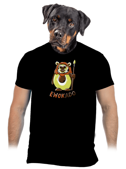 Ewokado pánske tričko Black