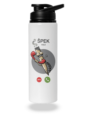 Špek volá flaša na vodu White