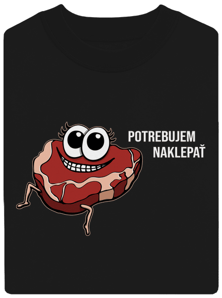 Chceš naklepať? unisex mikina bez kapucne Black