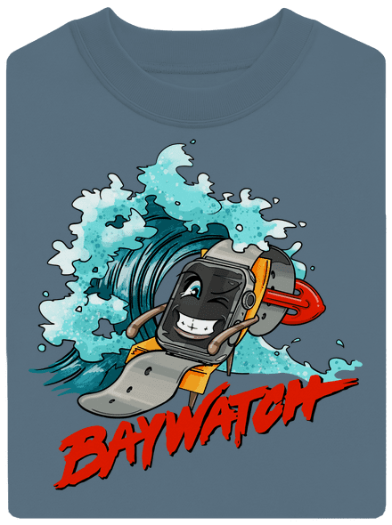 Baywatch unisex mikina bez kapucne Nordic Blue