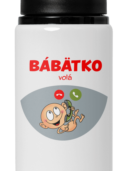 Bábätko volá flaša na vodu White