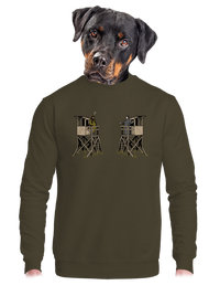 unisex mikina bez kapucne