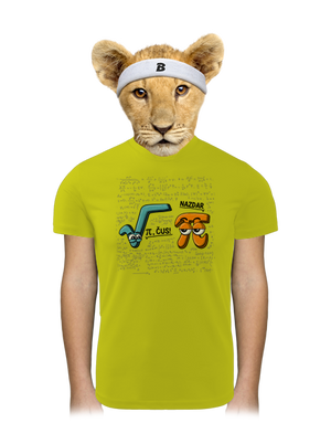 Pí, čus! detské športové tričko Neon Yellow