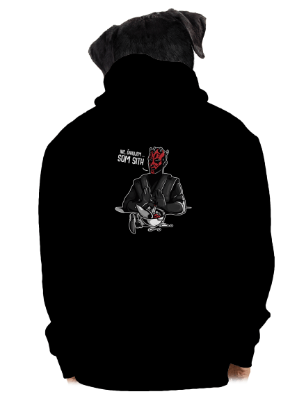 Som sith pánska mikina na zips Black