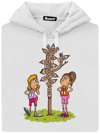 dámska mikina klokanka