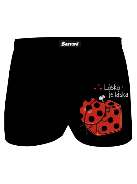 Láska je láska pánske trenky Black