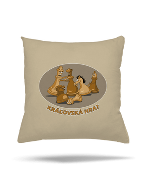 Kráľovská hra vankúš Beige