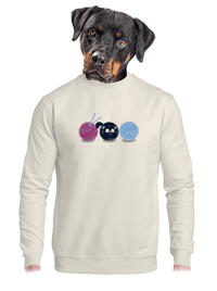 unisex mikina bez kapucne