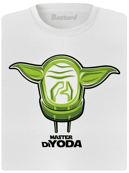 Mistr DiYoda dámske športové tričko White