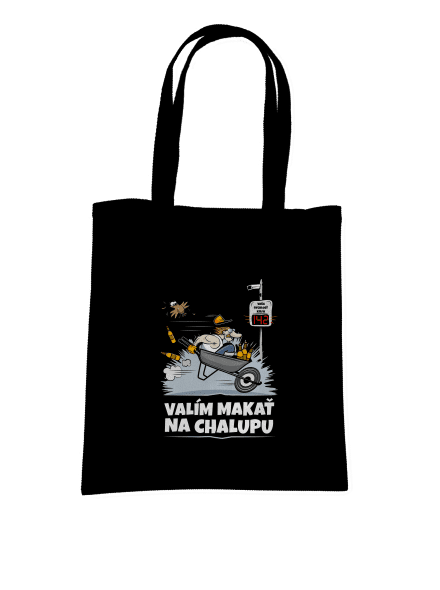 Valím na chalupu taška Black