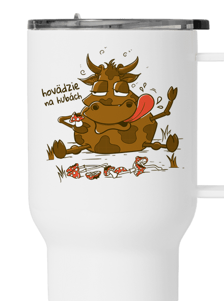 Hovädzie na hubách termohrnček White