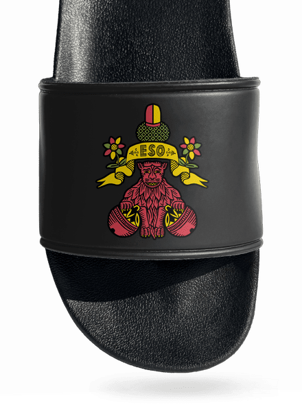 Guľové eso šľapky Black