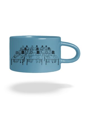 Cimrman: Debil, blbeček hrnček makronka Blue Macaron