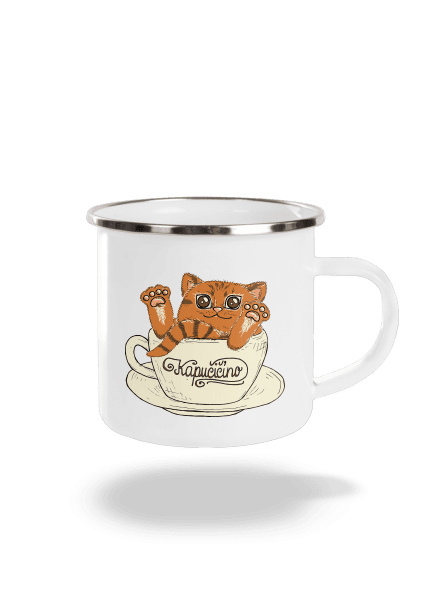 Kapučičíno plecháčik White