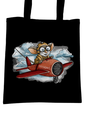 Tryskomyš taška Black