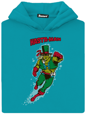 Hastrman detská mikina klokanka Hawaiian Blue