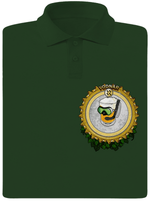 Pivný horoskop: Vodnár pánska polokošeľa Bottle Green Mal