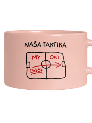 Naša taktika hrnček makronka Pink Macaron