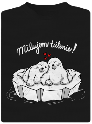 Milujem túlenie detské športové tričko Black